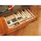 Rev-A-Shelf Drawer Insert, Maple Veneer, Natural, 0.5 in W, 2.38 in H, 22 in D, 22 in L, Light Brown 4WD-22SH-1 - alternate 2